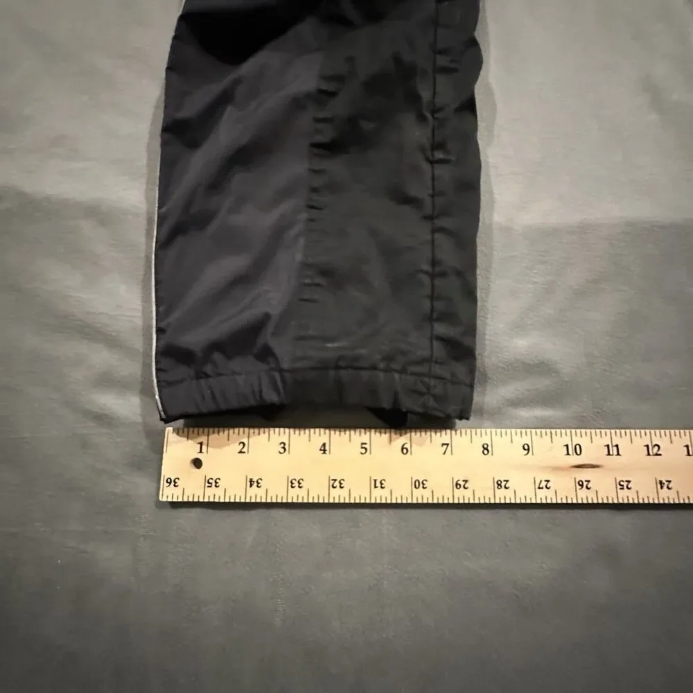 Harley Davidson Windbreaker Pants Mens M Rain Motorcycle Riding Black Nylon Y2K